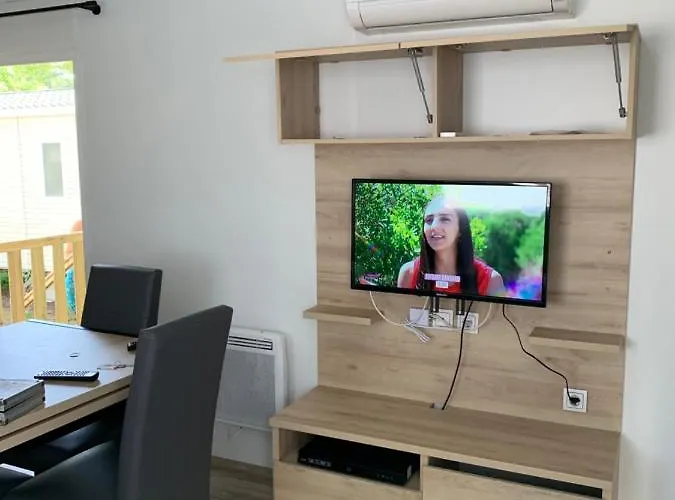 Le Refuge Aquatique: Mobil-home Confort En 4 étoiles Campsite Lege-Cap-Ferret