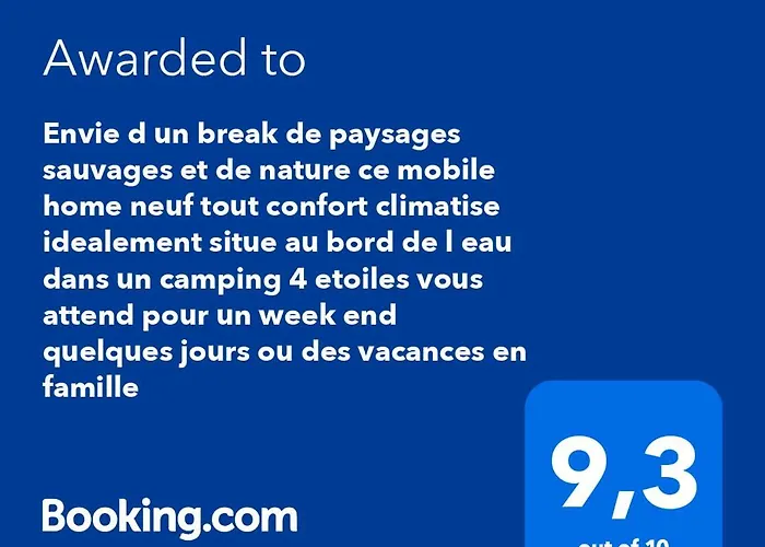 Le Refuge Aquatique: Mobil-home Confort En 4 étoiles Lege-Cap-Ferret