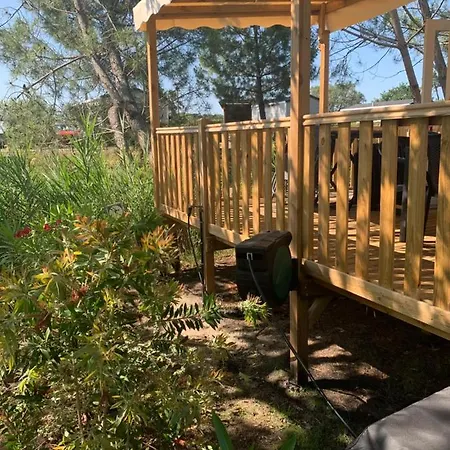Le Refuge Aquatique: Mobil-home Confort En 4 étoiles Campsite Lege-Cap-Ferret